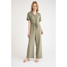 1Tarz Keten Günlük Tulum