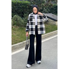 Çift Cepli Oduncu Gömlek Siyah