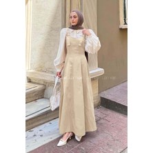 Askılı Gabardin Tesettür Jile Taş