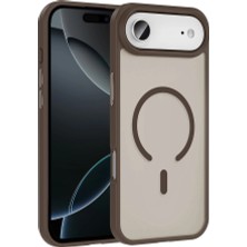 Apple Iphone 17 Air Kılıf Magsafe Şarj Özellikli Mat Arka Yüzey Lopard Sio Kapak
