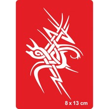 Tribal 70 Tattoo Geçici Dövme Şablonları Kına Kalıpları