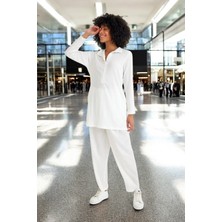 Baharlık Gömlek Yaka Rahat Elbise