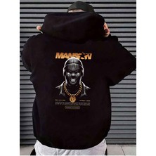 Unisex Kadın Erkek Kapüşonlu Kanguru Cepli Oversize Sweatshirt Hoodie Poster