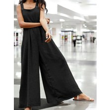 Yazlık Şık Keten Tulum