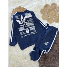 Çocuk Eşofman Takımı – Sırt Baskılı, 3 Iplik Kumaş