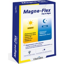 Magneflex Day & Night, Magnezyum 60 Kapsül, 30 Gündüz 30 Gece Kapsül