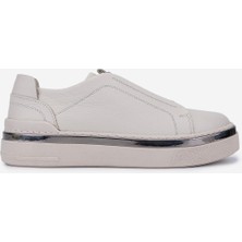 Valmenti Kadın Hakiki Deri Kırık Beyaz Sneakers & Spor Ayakkabı 1116 410 Bn Ayk SK25-26 Off Whıte Fltr