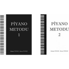 Segah Müzik Piyano Metodu 1  ve Piyano Metodu 2  (set) - Enver Tufan - Selmin Tufan