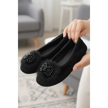Msc 601 Ceyda Shoes Süslü Kadife Ev,hac, Umre Babeti, Hediye, Günlük Babet,tüylü Babet, Panduf, Patik, Gösteri Pisi Pisi