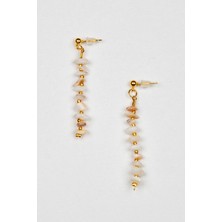 Doğal Taşlı Etnik Otantik Küpe