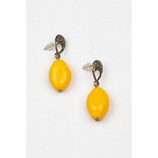 Doğal Taşlı Etnik Otantik Küpe