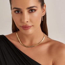 Süzme Balık Sırtı Altın Zincir