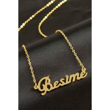 Ds-Derin Besime Isimli Kolye -Sarı
