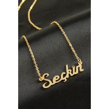 Ds-Derin Seçkin Isimli Kolye -Sarı