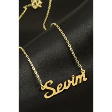 Ds-Derin Sevim Isimli Kolye -Sarı