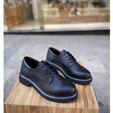 Gloriys Ayakkabı & Çanta Gloriys Siyah Kadın Oxford Ayakkabı Suni Deri Günlük Taban Tipi Kauçuk