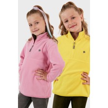 Lela Yumuşak Dokulu Fermuarlı Dik Yaka Şardonlu 2'li Paket Polar Çocuk Polar 5905002S2