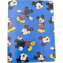 Seyahat Aksesuar Disney Temalı Deri Pasaport Kılıfı