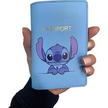 Seyahat Aksesuar Disney Temalı Deri Pasaport Kılıfı
