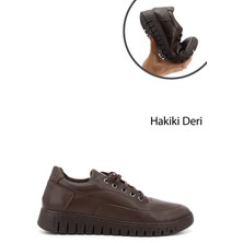Gönderi(r) Kadın Kahverengi Bağcıklı Hakiki Deri Comfort Ayakkabı