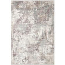 Hoom Rugs Franko Fs 35 Grey beige viskon & Akrilik Yüksek Dokulu Modern Salon Halısı