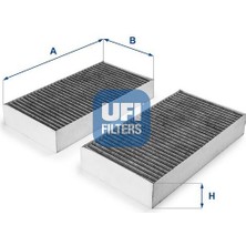 Ufı 5421500 - Polen Fıltresı Takımı Mercedes X164 W164 W251 Karbonlu