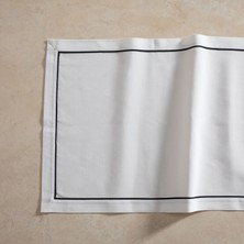 Mudo Home BULDAN KETENİ RUNNER SİYAH BİYELİ 50X130 CM