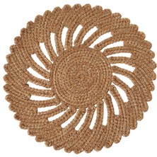 Mudo Home FLORA NATURAL AMERİKAN SERVİSİ YUVARLAK 35 CM