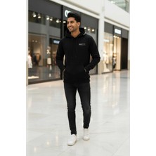 Gavi Kapüşonlu Erkek Sweatshirt Siyah