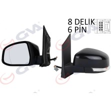 Dış Dikiz Aynası Sol Focus Iı 08 11 Elektrikli Isıtmalı Sinyalli Asferik 6 Fiş VM-6304EHAL Kapaklı