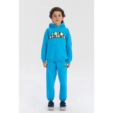 Bg Store Erkek Çocuk Mavi Sweatshirt