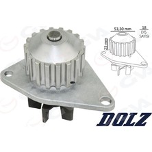 Gva 5243235 - Devırdaım Su Pompası P106-P206-P207-P307-BIPPER-NEMO-PARTNER-BERLINGO-C2-C3-SAXO-XSARA 1.4 TU3JP-TU3A 1.4 8V Mqp Fıat Fıorıno 1.4 Kft.-Kfv