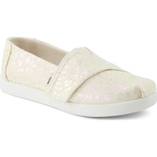 Kız Çocuk Espadril / Keten 10022057 10022068 Toms Alpargata Classic Iridescent Glimmer