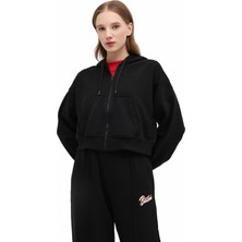 Lumberjack Wl 17ZIRYAN BTS801 5pr Siyah Kadın Sweatshirt