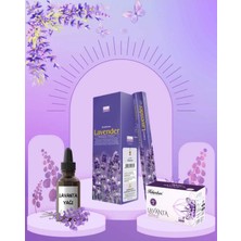 Lavanta Yağı + Lavanta Çayı + Lavanta Tütsüsü