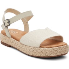 Kadın Sandalet 10020814 10020768 Toms Abby Slubby Woven/leather