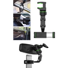 Ev Araç Için Telefon Tutucu 360 Derece Çok Fonksiyonlu Araç Aynası Evrensel Cep Telefonu Braketi