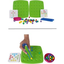 Minik Boncuklar Eğitici Boncuk Dizme Kutu Oyunu 3+ Yaş Aktivite Oyunu Eğlence Kutusu