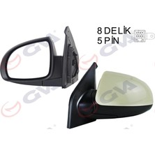 Gva 1091920 - Dış Dikiz Aynası Sol Pıcanto 06 Elektrikli Isıtmalı Astarlı Konveks VM-753EHPL