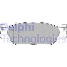 Delphı LP1468 - Ön Balata Jaguar Stype Ccx 2.5 V6-4.2 V8 1999-2007 Xj 6 3.0-8 3.5-8 4.2 2003 2009 K