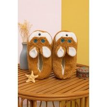 Hamster Peluş Unisex Hayvanlı Panduf Ev Ayakkabısı Pufidik