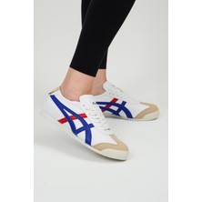 Etayger E-2013-2052 Beyaz Mavi Kırmızı Unisex Sneaker Spor Ayakkabı