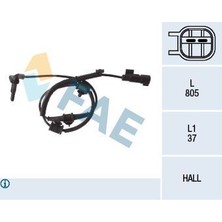 Fae 78110 - Ön Abs Tekerlek Hız Devir Sensörü Opel Insignia A 08 17 1.4-1.4 Lpg-1.6-1.6 T-1.8-2.0 T-2.0 E85T