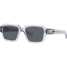 Prada Pr 02ZS (U430A9) 52 | Unisex Şeffaf Güneş Gözlüğü