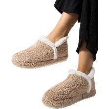 Kadın Içi Tüylü Yumuşak Rahat Kaydırmaz Panduf Ev Ayakkabısı Unisex 1021-124-0003