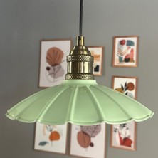 Risso Mint Metal Avize Tekli Lale Başlık Mutfak Modern Dekoratif Sarkıt Aydınlatma