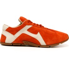 Kadın Sneaker ( Günlük) RC-25Y-187-MIU1005 John May Oranj Süet-Bej Cilt
