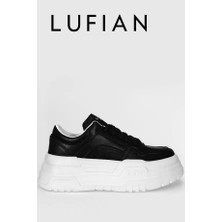 Lufian Darla Siyah Kadın Deri Sneaker Ayakkabı 121230020