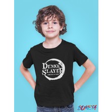 Bumeta Demon Slayer Anime Çizgi Dizi Film Çocuk Tişört T-Shirt