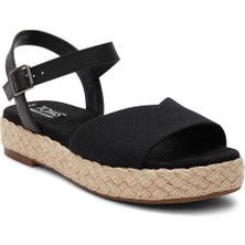 Kadın Sandalet 10020814 10020768 Toms Abby Slubby Woven/leather